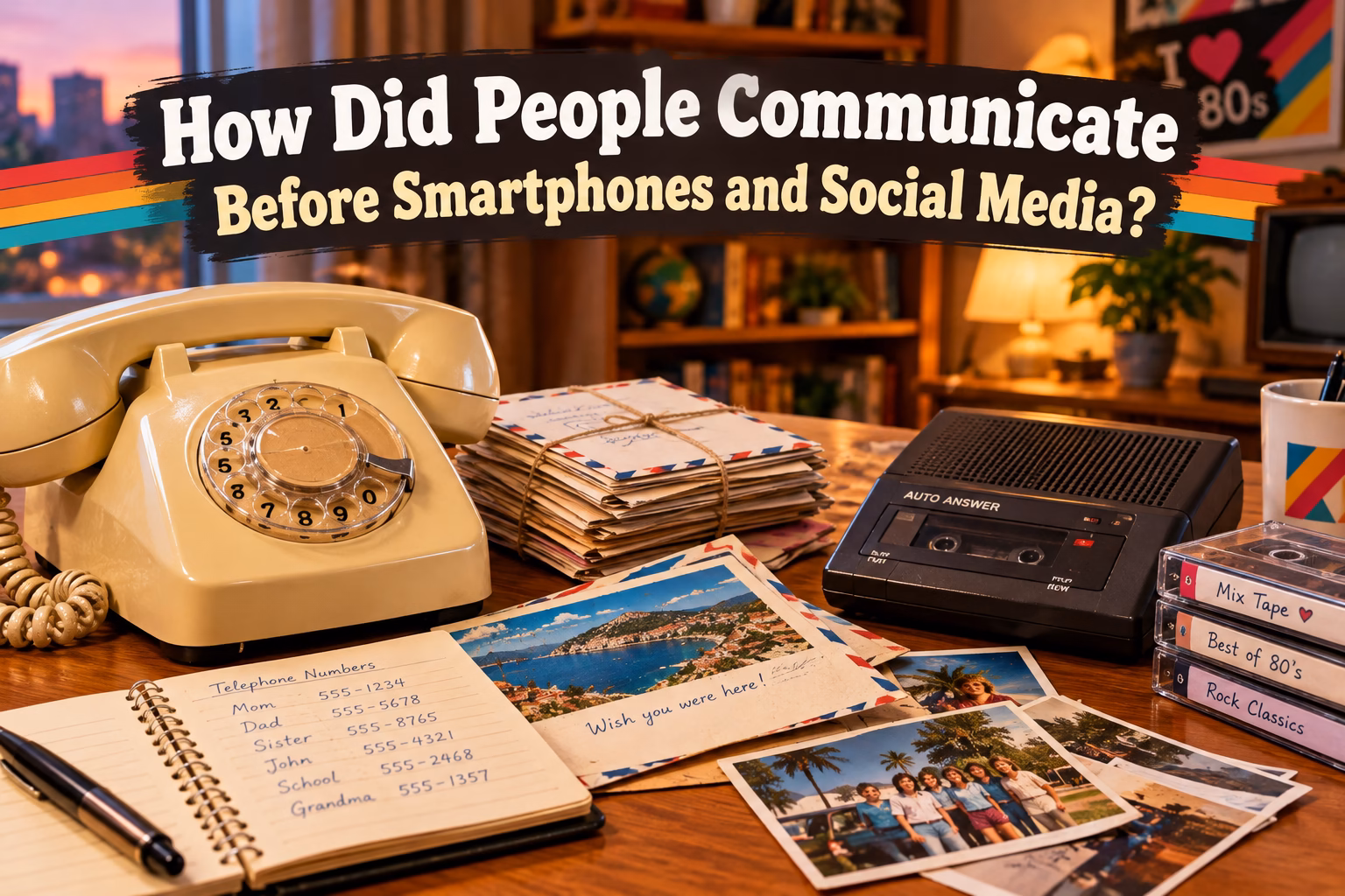 How Did People Communicate Before Smartphones and Social Media?